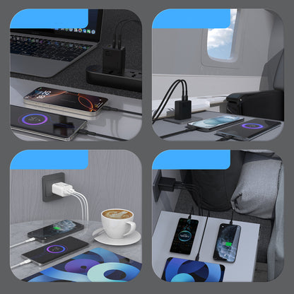 Dudao A29 65W GaN Wall Charger 2 x USB-C + 1 x USB-A - Black_5