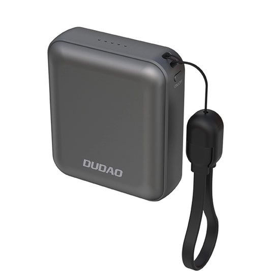 Powerbank Dudao K22+ 10000mAh 22.5W USB-C with pendant/cable - gray_0