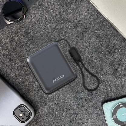 Powerbank Dudao K22+ 10000mAh 22.5W USB-C with pendant/cable - gray_2
