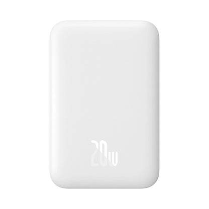 Baseus Magnetic Mini Air PPCXM06A 6000mAh 20W Power Bank with Simple Series USB-C Cable - White_1