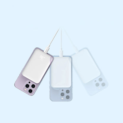 Baseus Magnetic Mini Air PPCXM06A 6000mAh 20W Power Bank with Simple Series USB-C Cable - White_12