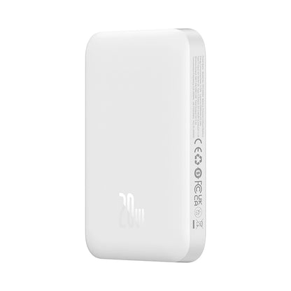 Baseus Magnetic Mini Air PPCXM06A 6000mAh 20W Power Bank with Simple Series USB-C Cable - White_3