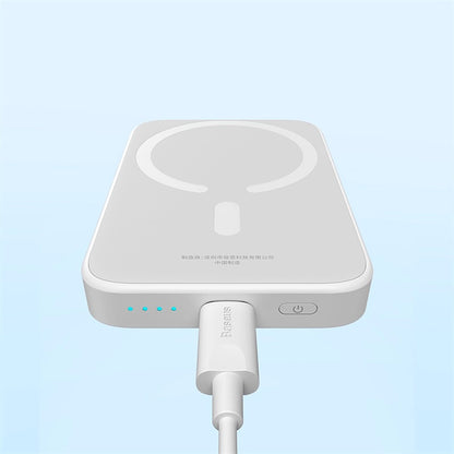 Baseus Magnetic Mini Air PPCXM06A 6000mAh 20W Power Bank with Simple Series USB-C Cable - White_8