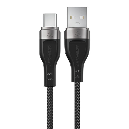 Acefast C11-04 USB-A - USB-C 3A Cable 1.2m Magnetic Braid - Black_0