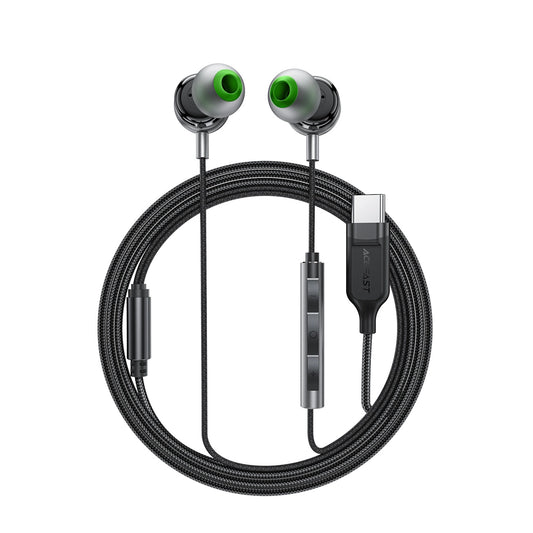 Acefast L5 Wired In-Ear Headphones USB-C 1.2m - Black_0
