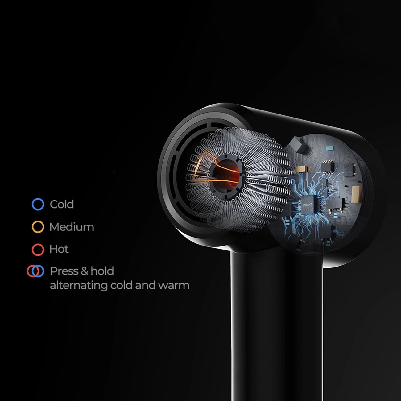 UWANT H100 Hair Dryer - Gray_11