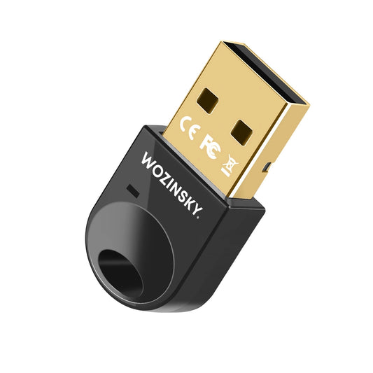 Mini Bluetooth 5.4 Adapter Wozinsky WUSB54YS USB-A Receiver Transmitter for Computer - Black_0