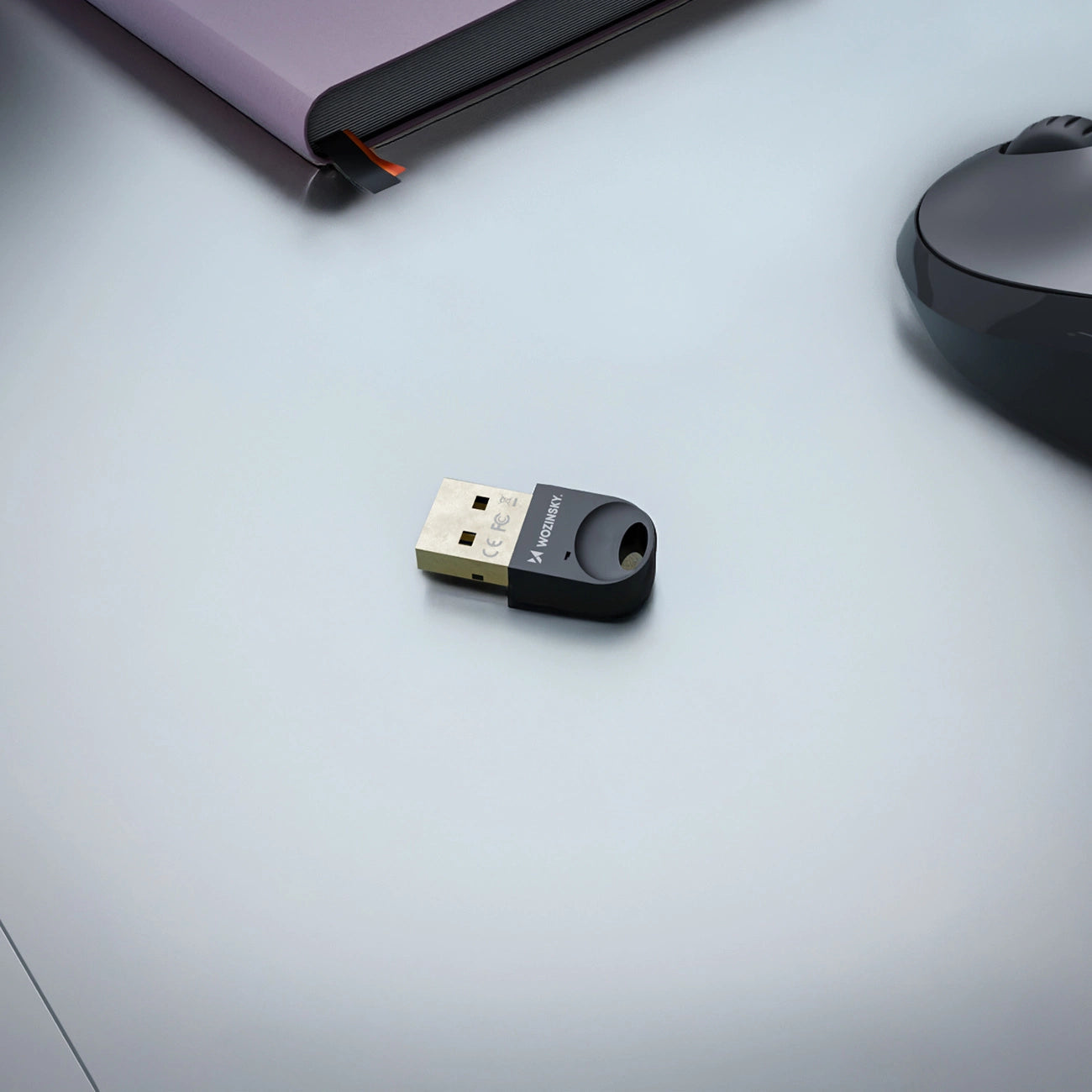 Mini Bluetooth 5.4 Adapter Wozinsky WUSB54YS USB-A Receiver Transmitter for Computer - Black_4