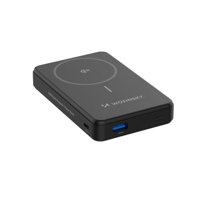 Powerbank Wozinsky WLWP-10KA0Y3S 22.5W PD Qi2 10000 mAh, with stand, 1x USB-A, 1x USB-C - black_2