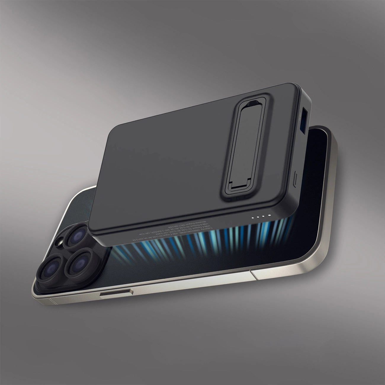 Powerbank Wozinsky WLWP-10KA0Y3S 22.5W PD Qi2 10000 mAh, with stand, 1x USB-A, 1x USB-C - black_23