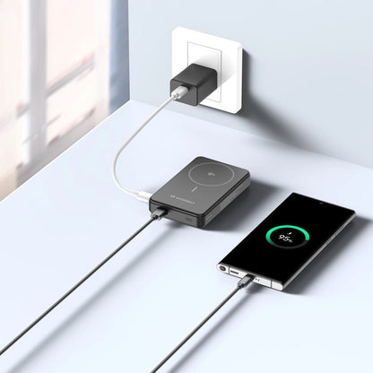 Powerbank Wozinsky WLWP-10KA0Y3S 22.5W PD Qi2 10000 mAh, with stand, 1x USB-A, 1x USB-C - black_12