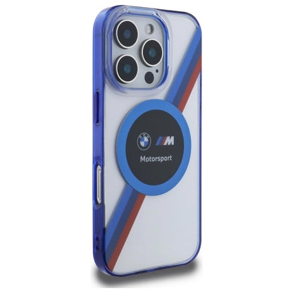 BMW BMHMP16X23HTPUT iPhone 16 Pro Max 6.9&quot; transparent hardcase Motosport IML Circle MagSafe_3