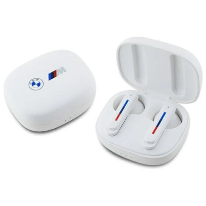 BMW Bluetooth headphones BMBEMIATP20LOH TWS + docking station white/white Printed Logos_0