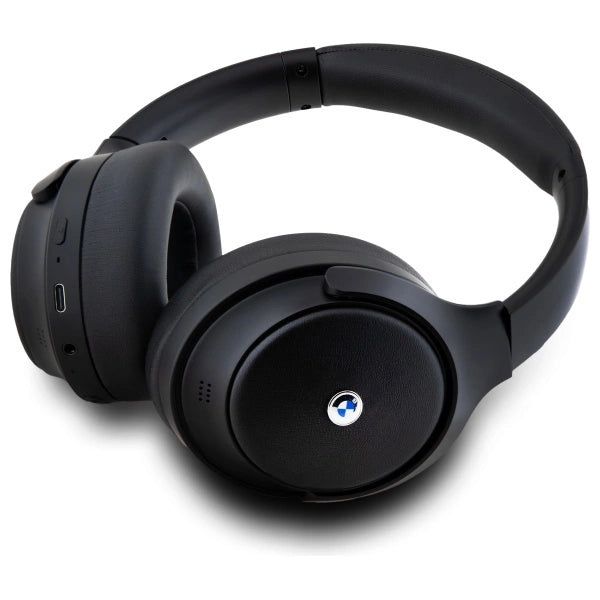 BMW Bluetooth ANC On-Ear Headphones BMBHKL601SSLVK Black/Black Metal Logos_1