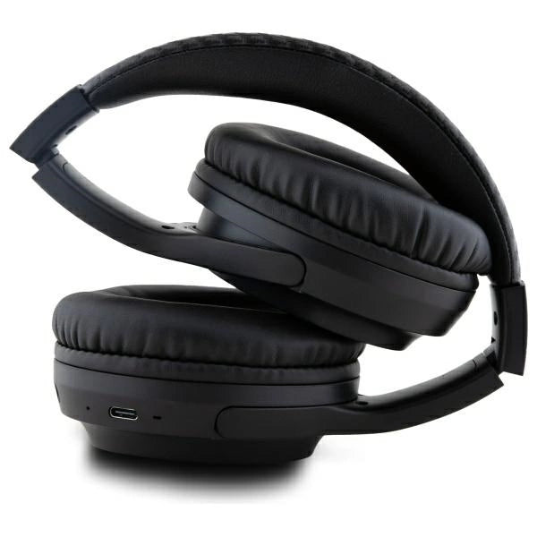 BMW Bluetooth ENC Headphones BMBHMIAV27MBCTK Black/Black Printed Logos_3