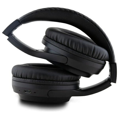BMW Bluetooth ENC Headphones BMBHMIAV27MBCTK Black/Black Printed Logos_3