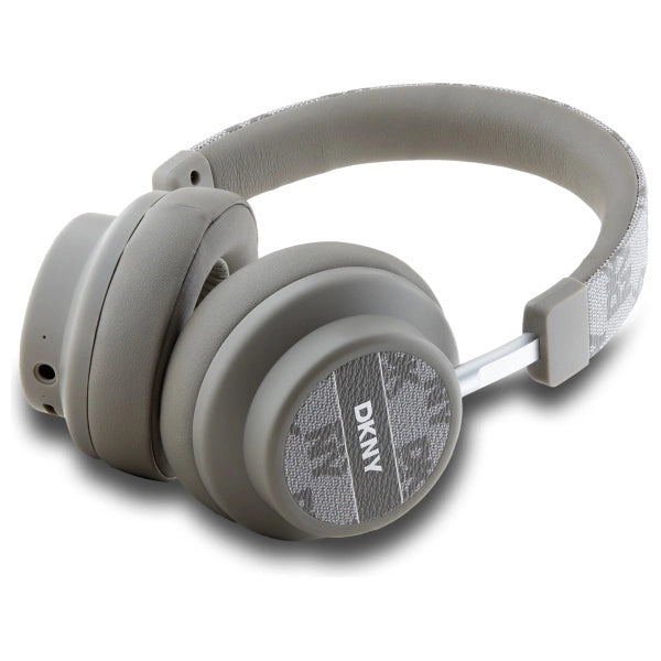 DKNY Bluetooth On-Ear Headphones DKBHM2PCSHLE Beige/Beige Checkered Pattern_1