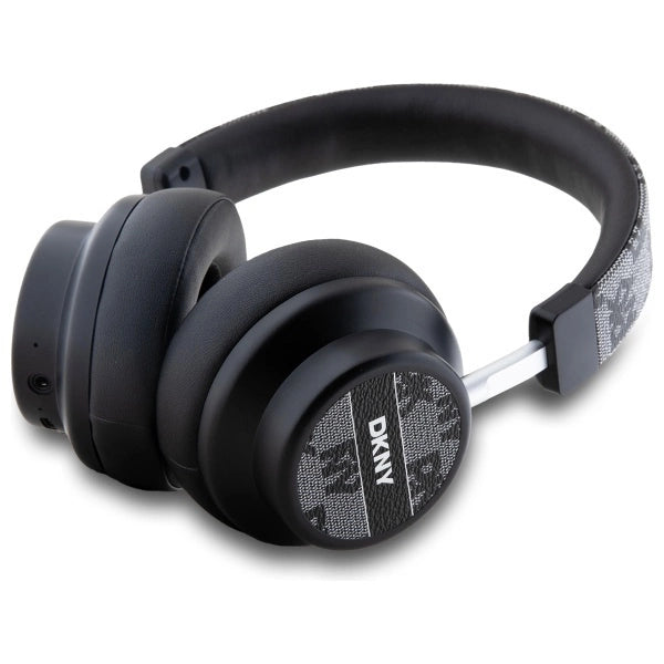 DKNY Bluetooth On-Ear Headphones DKBHM2PCSHLK Black/Black Checkered Pattern_1