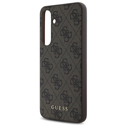 Guess GUHCS24FEG4GFBR S24 FE S721 brown/brown hardcase 4G Metal Gold Logo_5