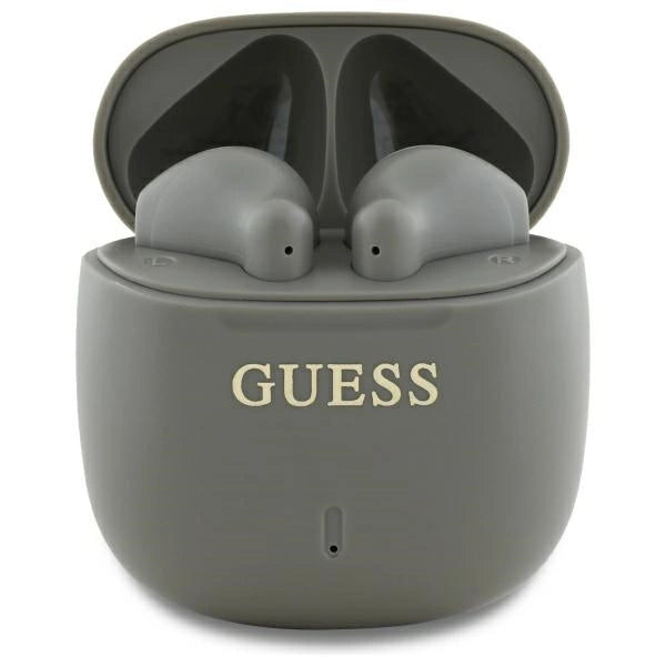 Guess Bluetooth headphones GUTWSJ14ESGE TWS + docking station taupe Printed Classic Logo_0
