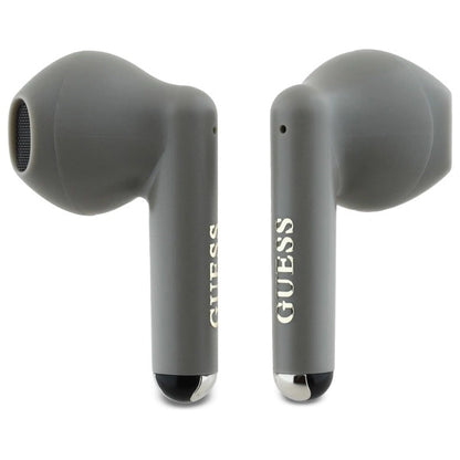 Guess Bluetooth headphones GUTWSJ14ESGE TWS + docking station taupe Printed Classic Logo_1