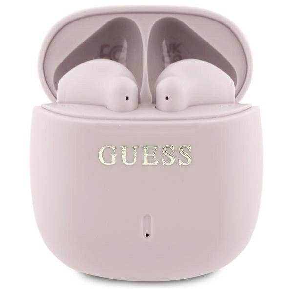 Guess Bluetooth headphones GUTWSJ14ESGP TWS + docking station pink/pink Printed Classic Logo_0