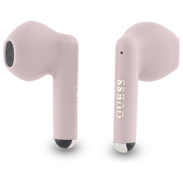 Guess Bluetooth headphones GUTWSJ14ESGP TWS + docking station pink/pink Printed Classic Logo_1