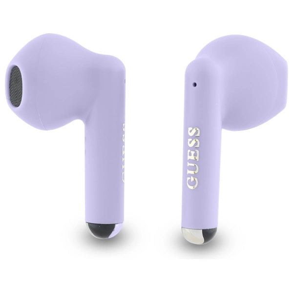 Guess Bluetooth headphones GUTWSJ14ESGU TWS + docking station purple/purple Printed Classic Logo_1