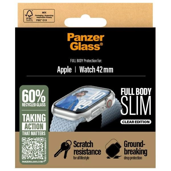 PanzerGlass Snappie Full Body Apple Watch 10 42mm transparent 3713_3