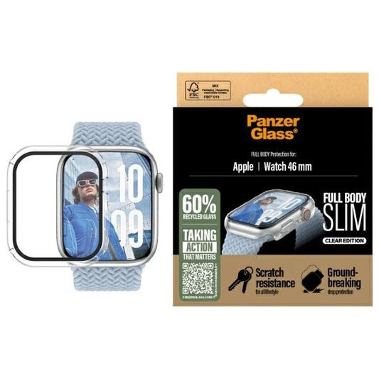 PanzerGlass Snappie Full Body Apple Watch 10 46mm transparent 3714_0