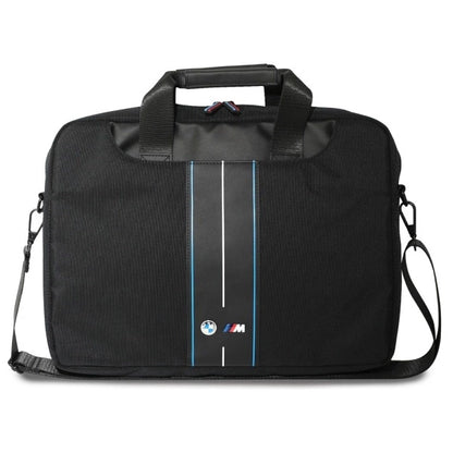 BMW BMCB15COMPVSKL Bag 16&quot; Black Nylon Blue Stripe_0