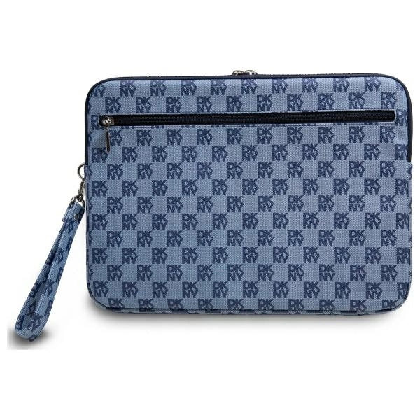 Pokrowiec na laptopa DKNY Sleeve Checkered Pattern Printed Stripes 14" - niebieski_2