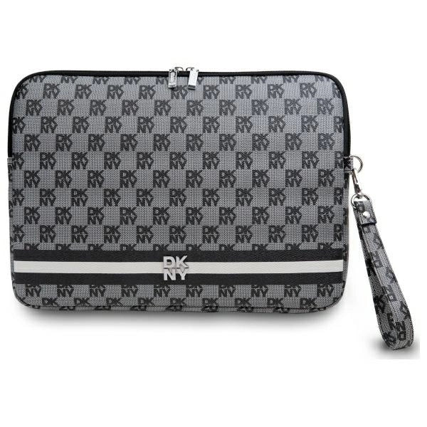 Pokrowiec na laptopa DKNY Sleeve Checkered Pattern Printed Stripes 14" - czarny_0