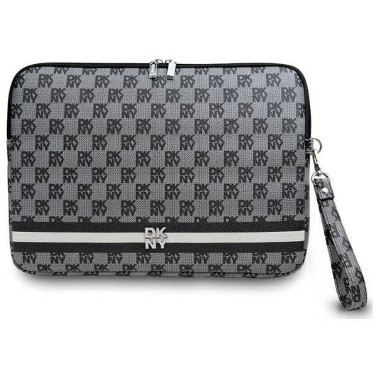 Pokrowiec na laptopa DKNY Sleeve Checkered Pattern Printed Stripes 14" - czarny_0