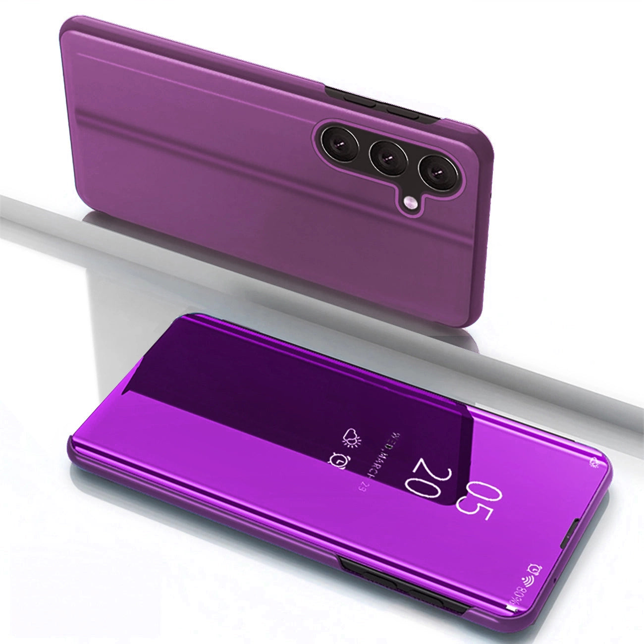 Capinha HURTEL / Samsung Galaxy S25 / Rosa com Flip_0