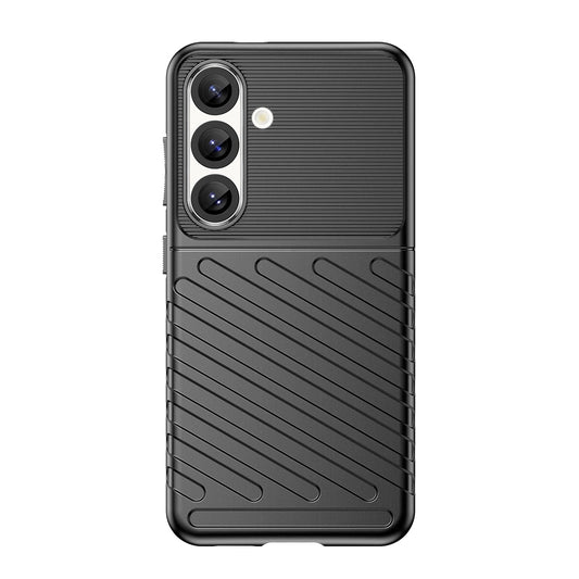 Thunder Case Samsung Galaxy S25 Silicone Armored Case Black_0