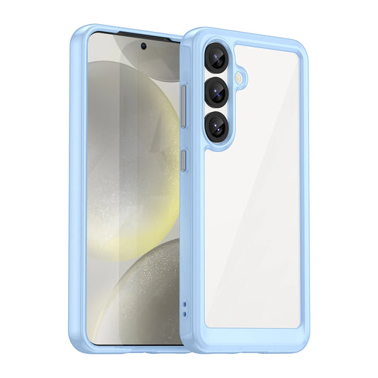 Outer Space Case with Gel Frame for Samsung Galaxy S25 - Blue_0
