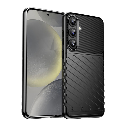 Thunder Case for Samsung Galaxy S25+ Silicone Armored Cover - Black_0