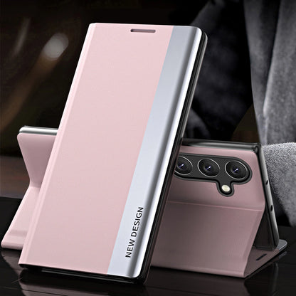 Sleep Case Pro Samsung Galaxy S25+ Case with Flip and Stand - Pink_1