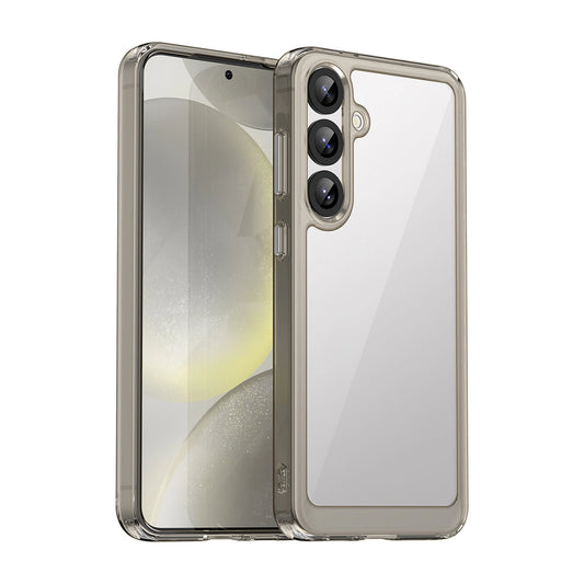 Outer Space Case with Gel Frame for Samsung Galaxy S25+ - Clear Black_0