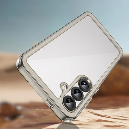 Outer Space Case with Gel Frame for Samsung Galaxy S25+ - Clear Black_2