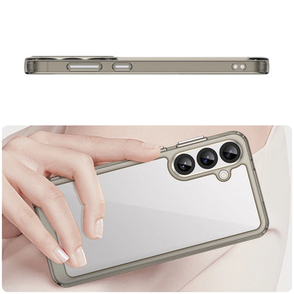 Outer Space Case with Gel Frame for Samsung Galaxy S25+ - Clear Black_3