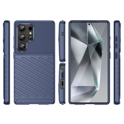 Thunder Case Samsung Galaxy S25 Ultra Silicone Armored Case - Blue_2