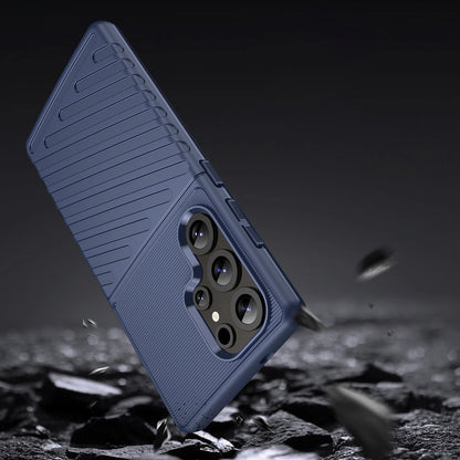 Thunder Case Samsung Galaxy S25 Ultra Silicone Armored Case - Blue_3