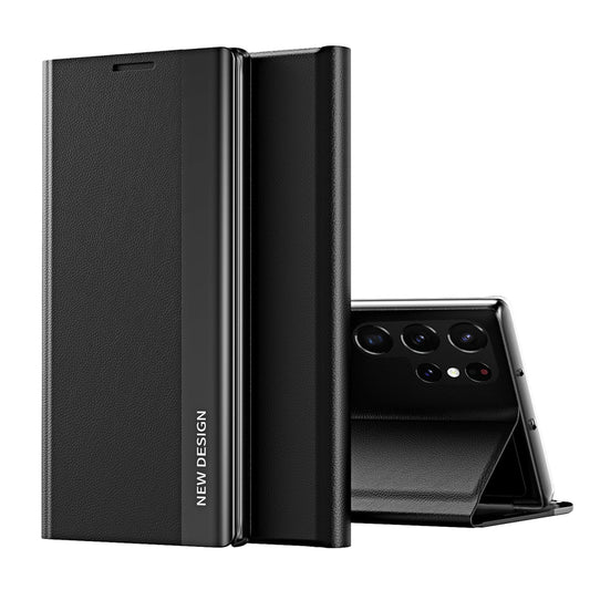 Sleep Case Pro Samsung Galaxy S25 Ultra Case with Flip and Stand - Black_0