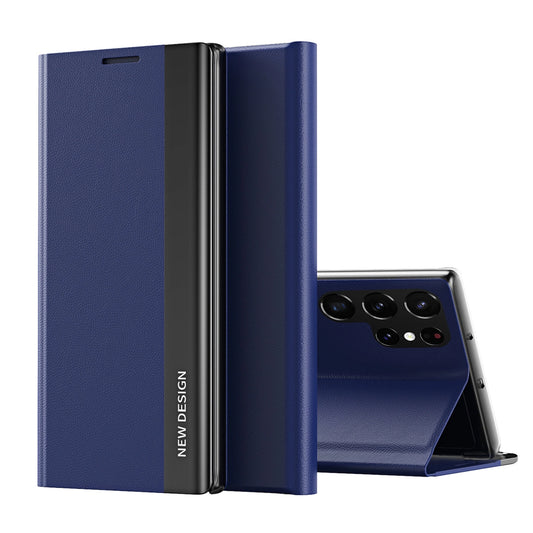 Sleep Case Pro Samsung Galaxy S25 Ultra Case with Flip and Stand - Blue_0