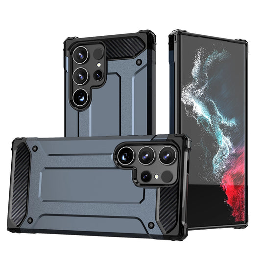 Hybrid Armor Case for Samsung Galaxy S25 Ultra Armored Hybrid Case - Blue_0