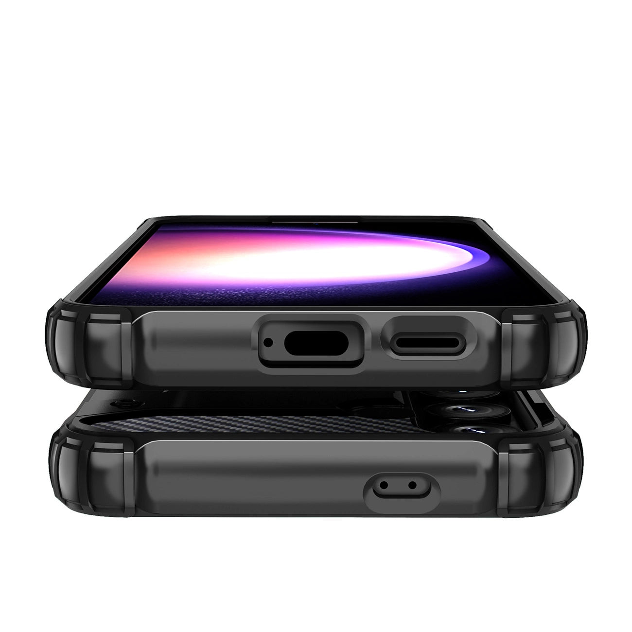 Hybrid Armor Case for Samsung Galaxy S24 FE Armored Hybrid Case - Black_7