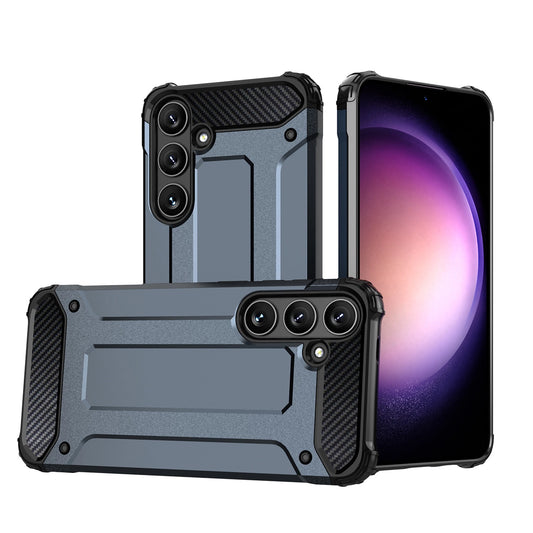 Hybrid Armor Case for Samsung Galaxy S24 FE Armored Hybrid Case - Blue_0