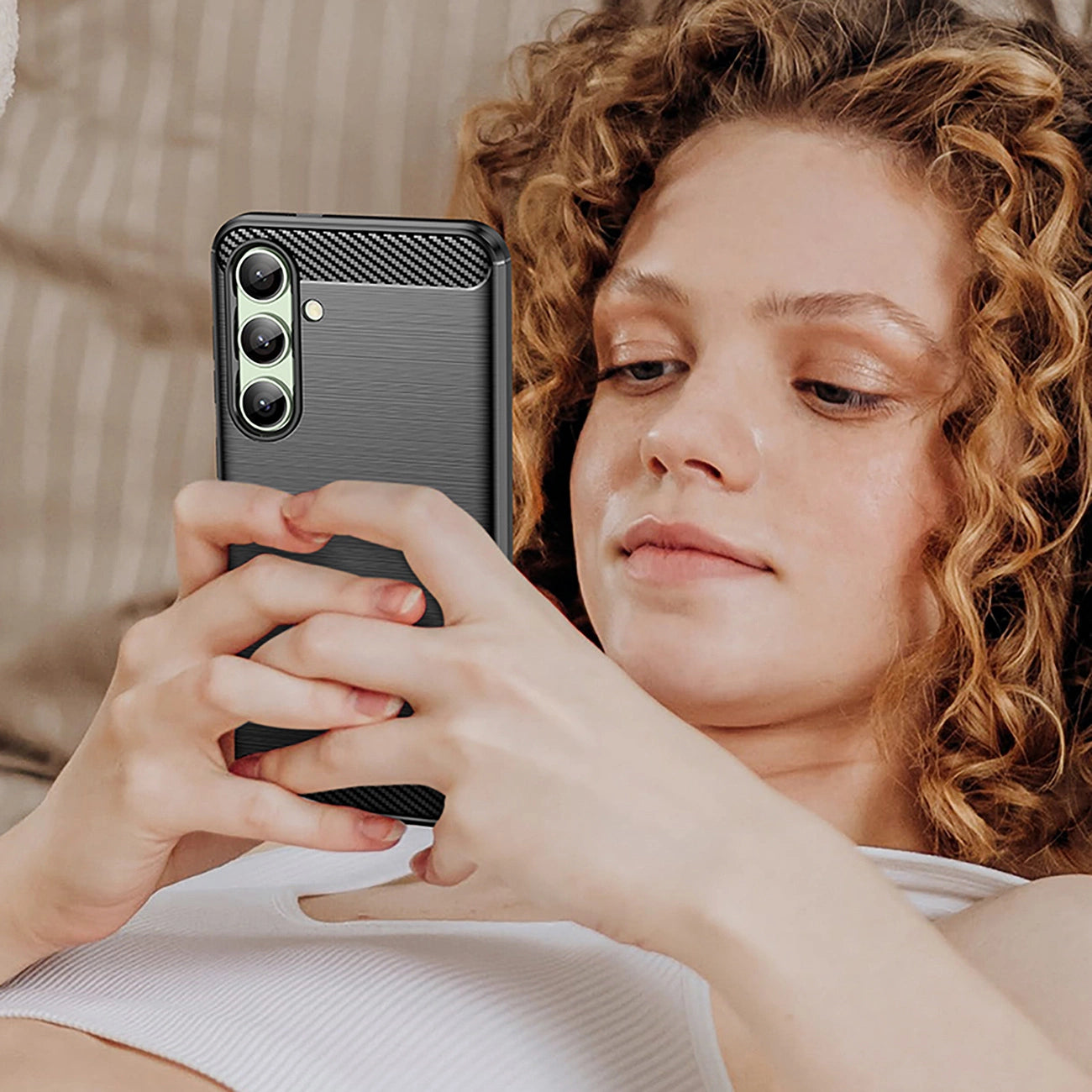 Carbon Case for Samsung Galaxy S24 FE - Black_6